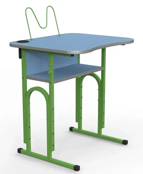 Стіл учнівський 05 №4-7/700х500 без полиці МФ Вересень